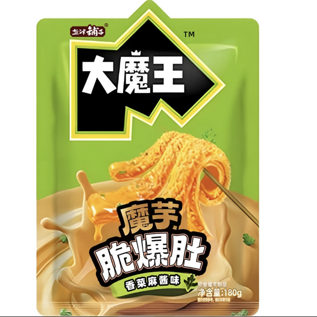 盐津铺子大魔王魔芋素脆爆肚150g