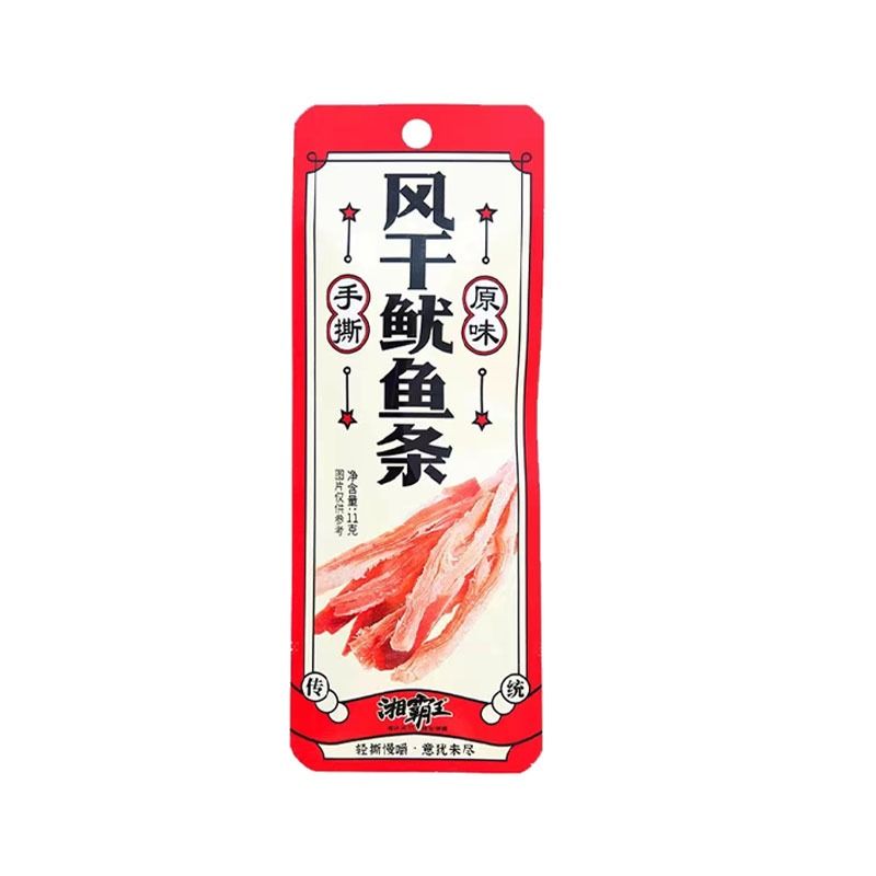 湘霸王 原味手撕风干鱿鱼条 11g/袋