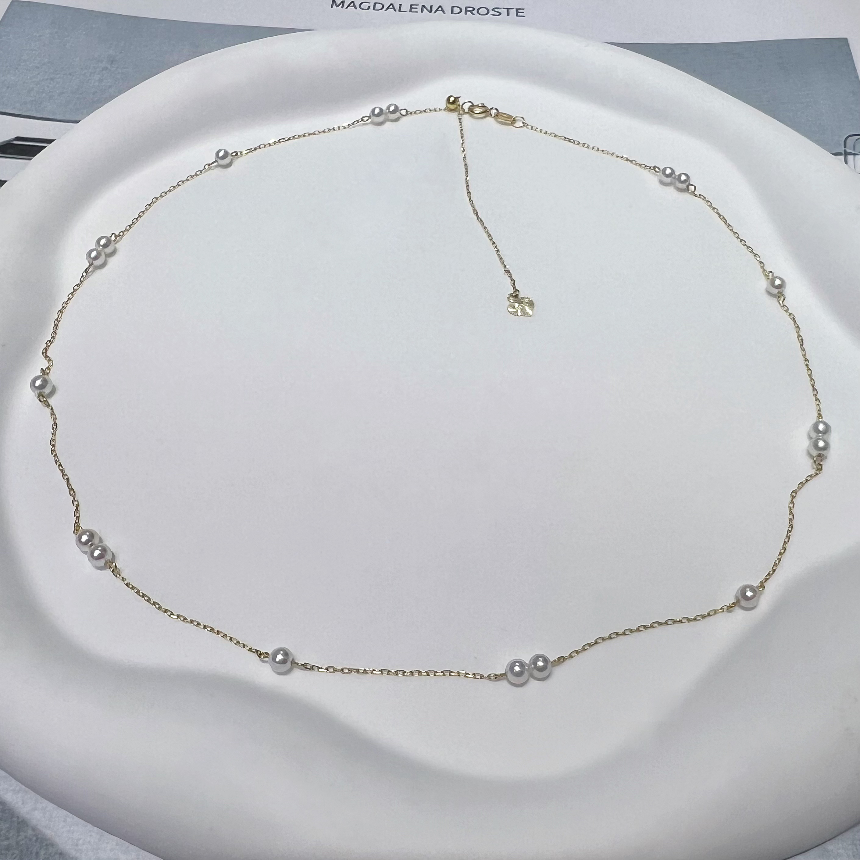 满天星||海水Akoya*项链*18k金镶嵌【JF003】