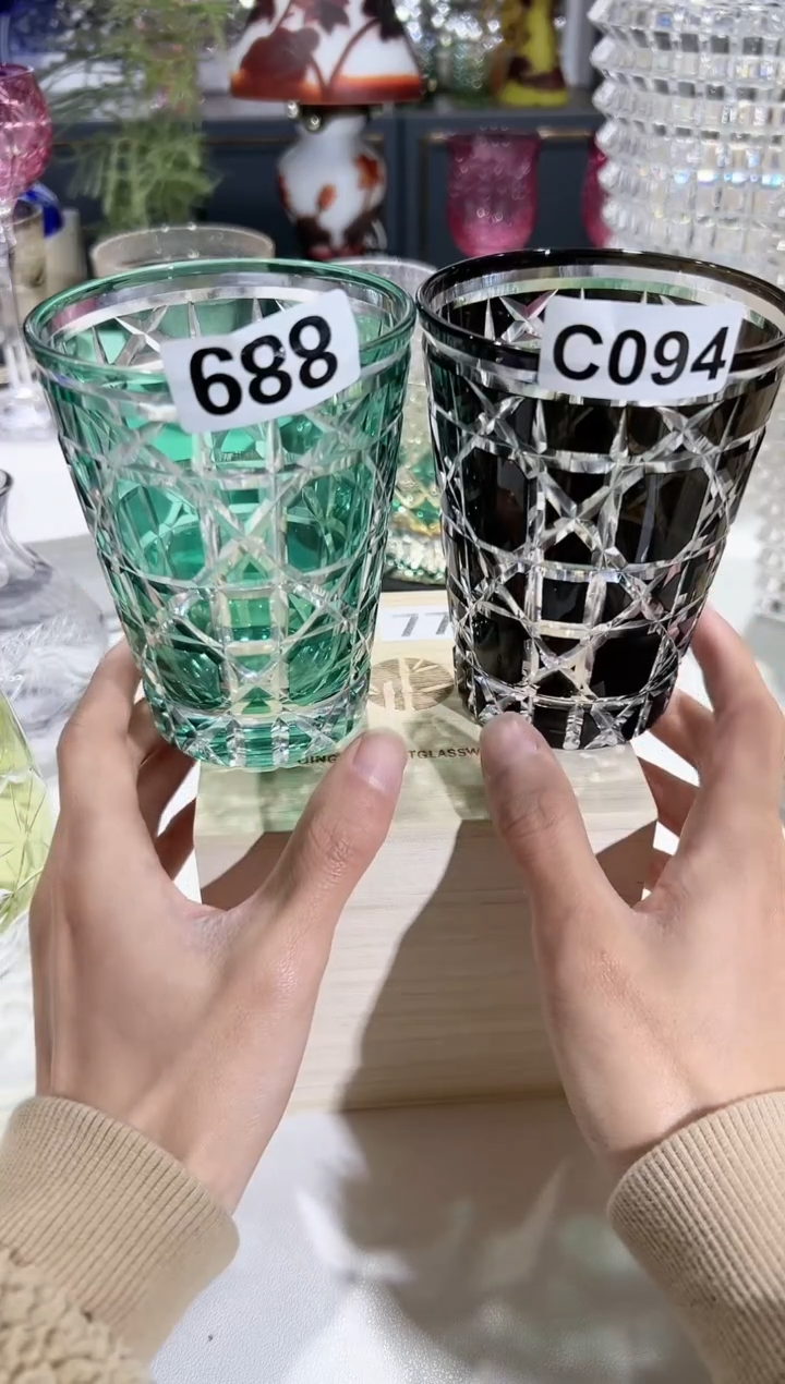 【闪购商品】水晶玻璃黑雕微瑕