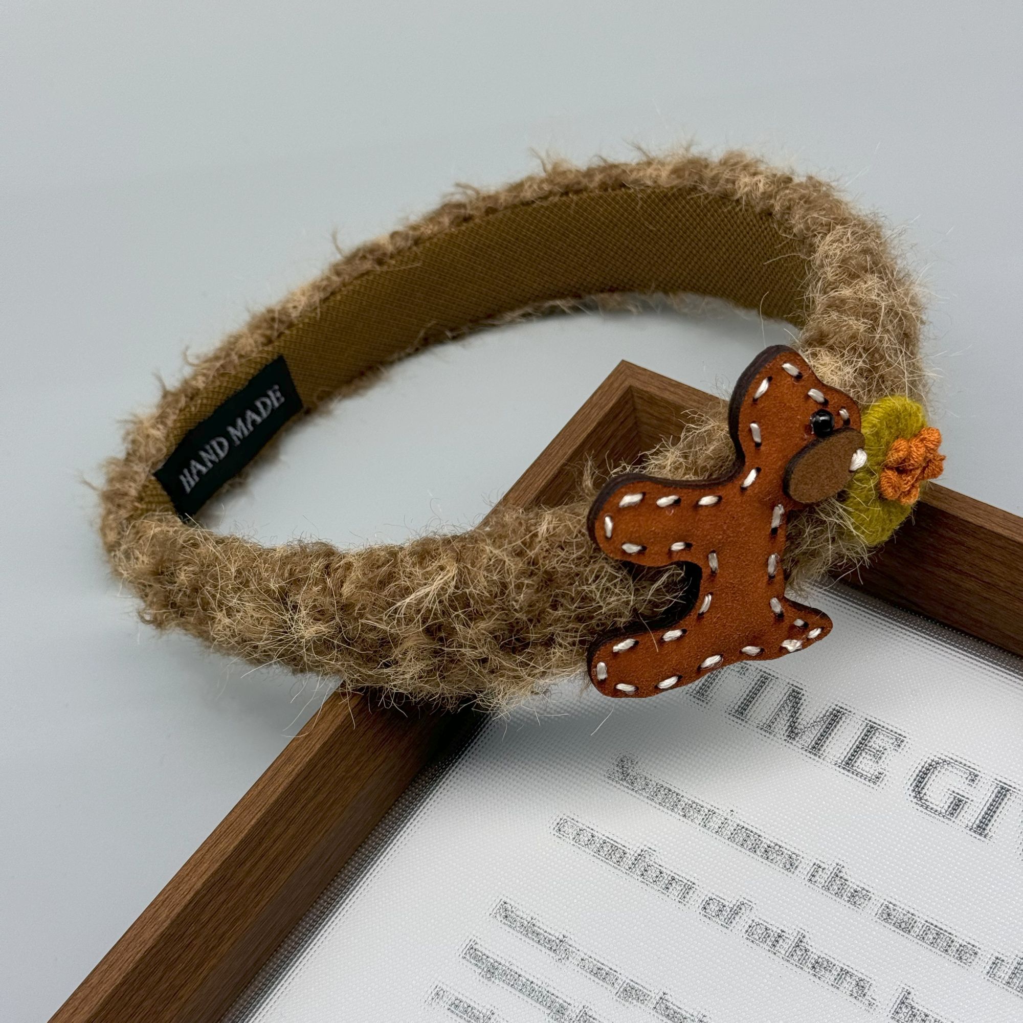 韩国ins风小狗简约百搭秋冬发箍003