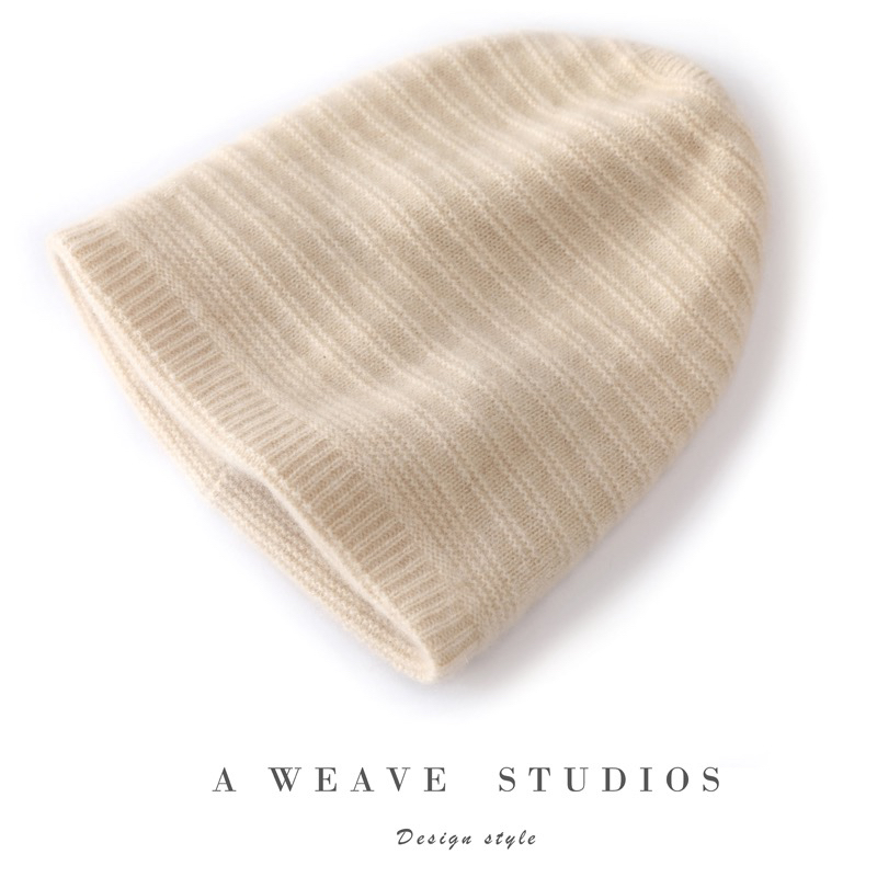  暖暖的时尚感 立体波浪时尚羊绒帽