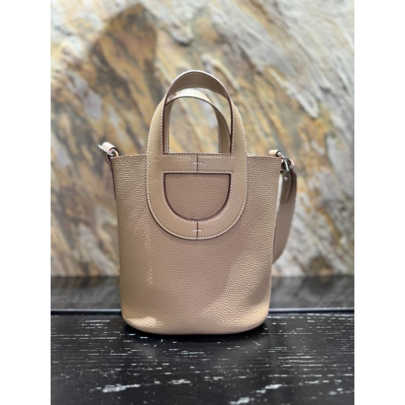 HIRMRIS手工真皮包550799-大象灰 桶马大象灰