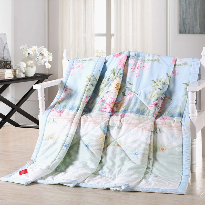 润肤莫代尔双人可机洗手洗学生宿舍空调被夏凉被被子薄款凉感夏被