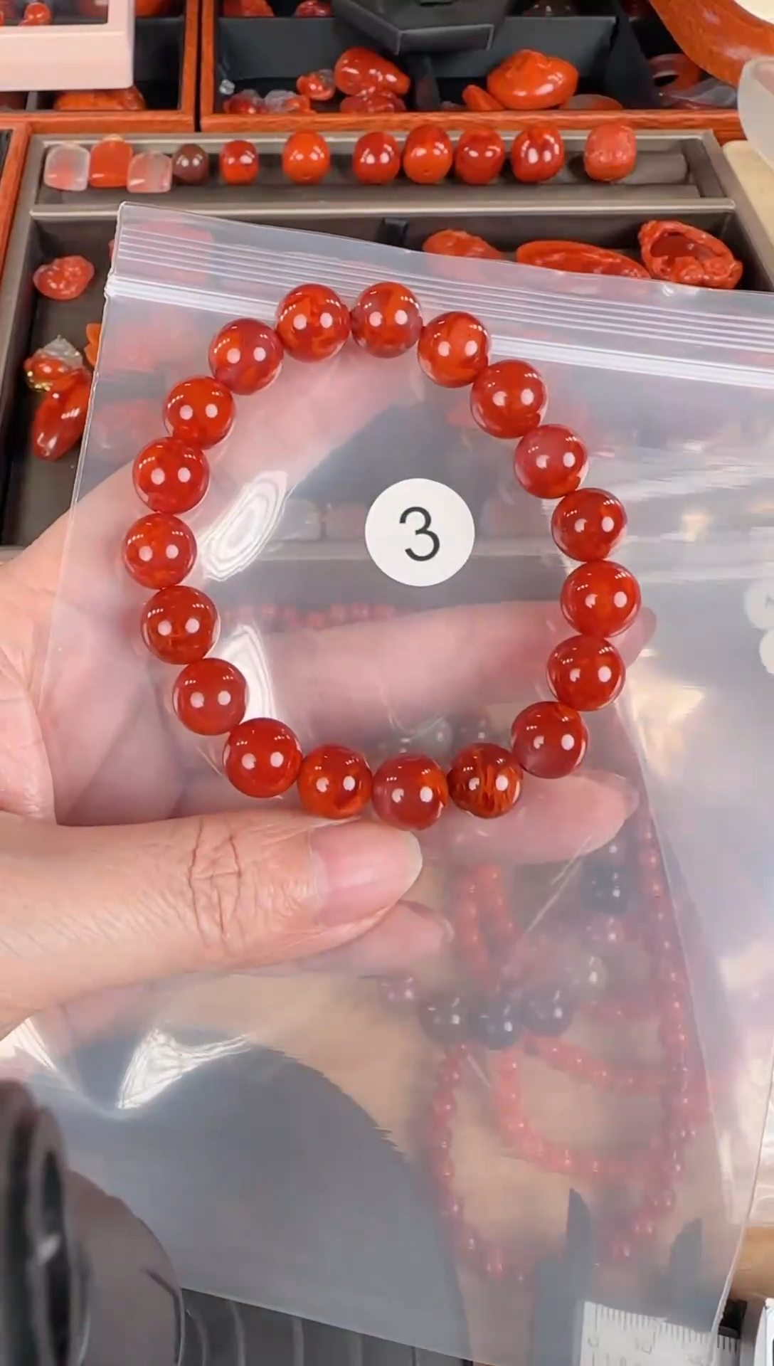 【闪购商品】南红玛瑙手链未镶嵌原矿无优化无裂南红手链