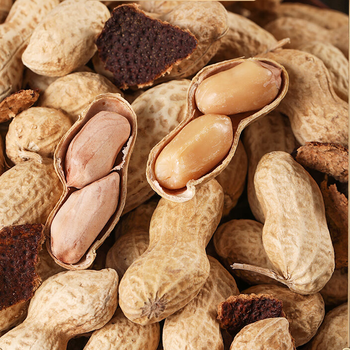 蒜蓉原味花生小珍珠咸香带壳米坚果炒货下酒菜批发香酥香脆即花生