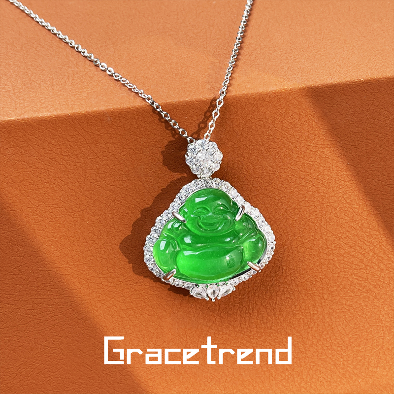 Grace trend弥勒佛项链国风气质百搭时尚经典颈链XX-406