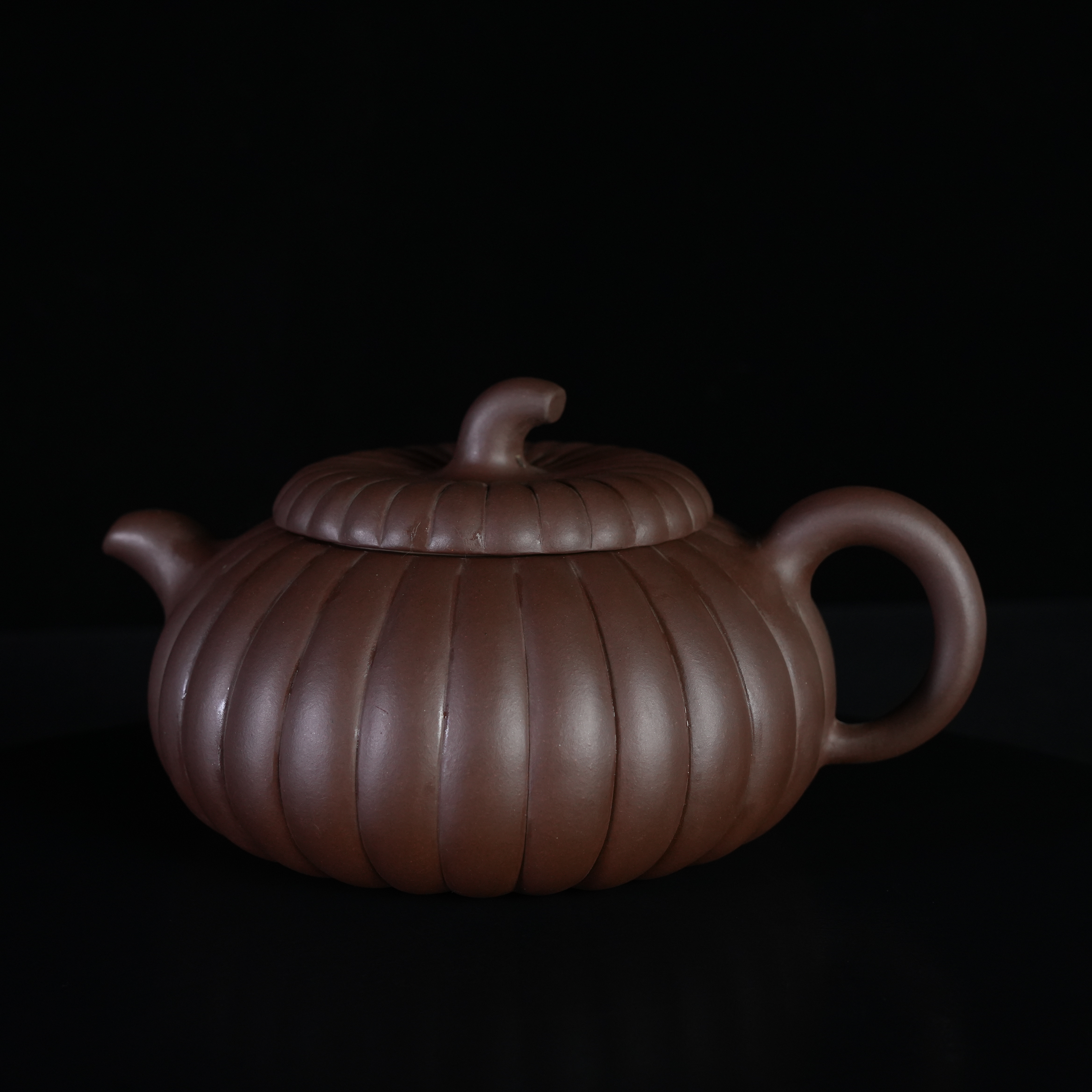 LABC241019004【十竹斋】创汇老厂仿生南瓜紫砂壶