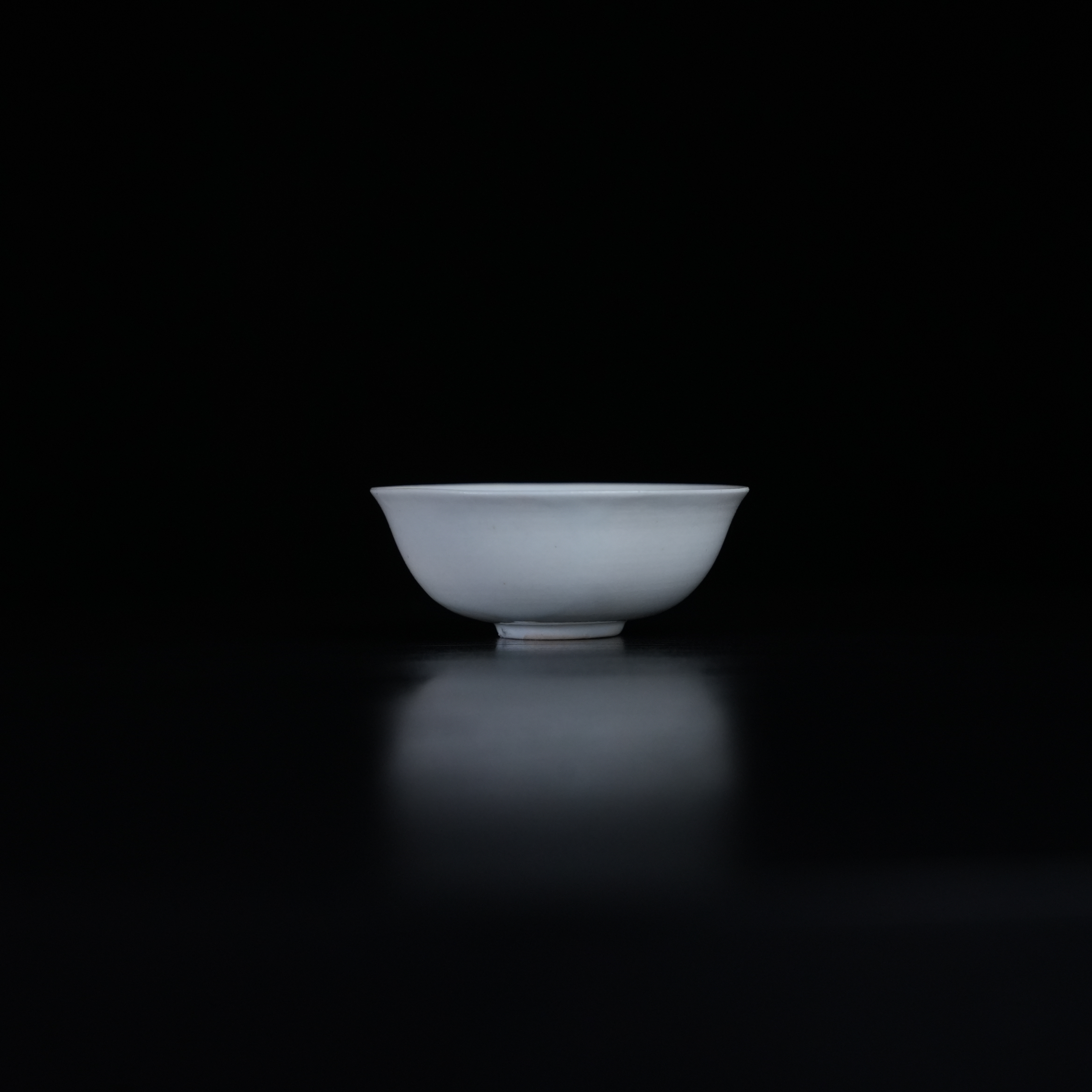 LAAA240603066【十竹斋】晚清民国白釉蛋壳瓷茶圆