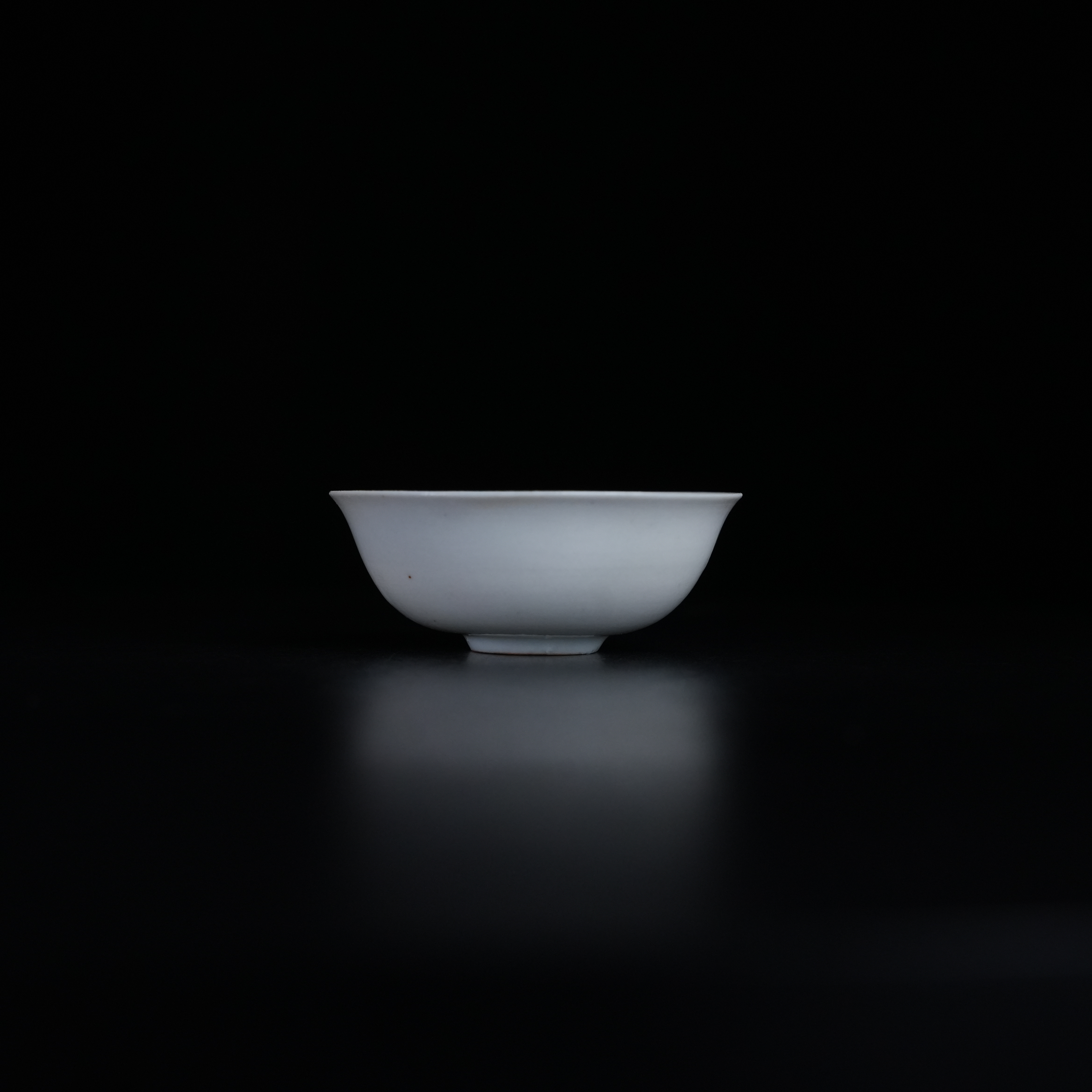 LAAA240603064【十竹斋】晚清民国白釉蛋壳瓷茶圆