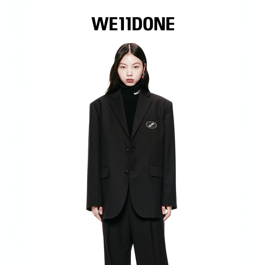 【明星同款】WE11DONE男女字母LOGO休闲通勤西装外套20-715