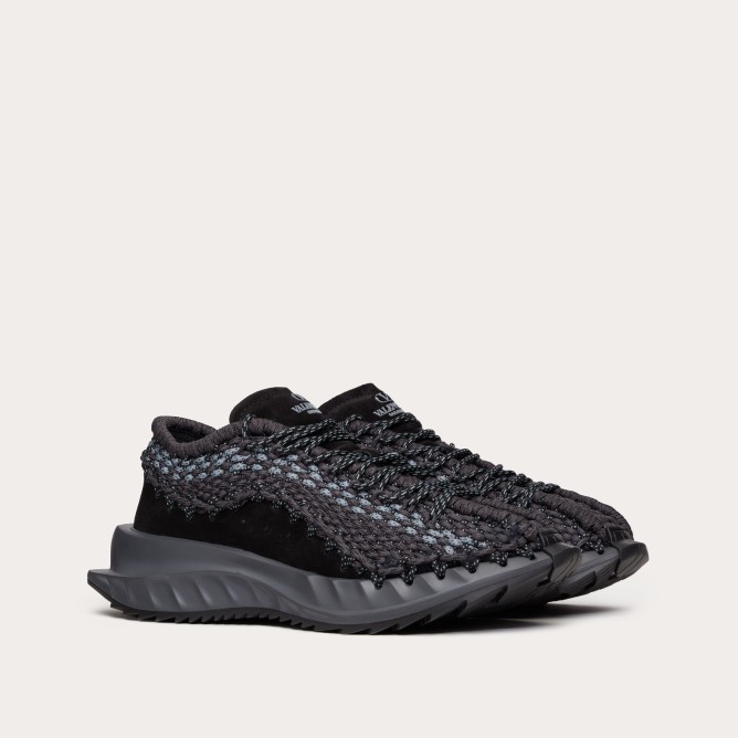 【预售 专柜价8600元】VALENTINO 男士织物运动鞋 XYS0F87XEGPYU