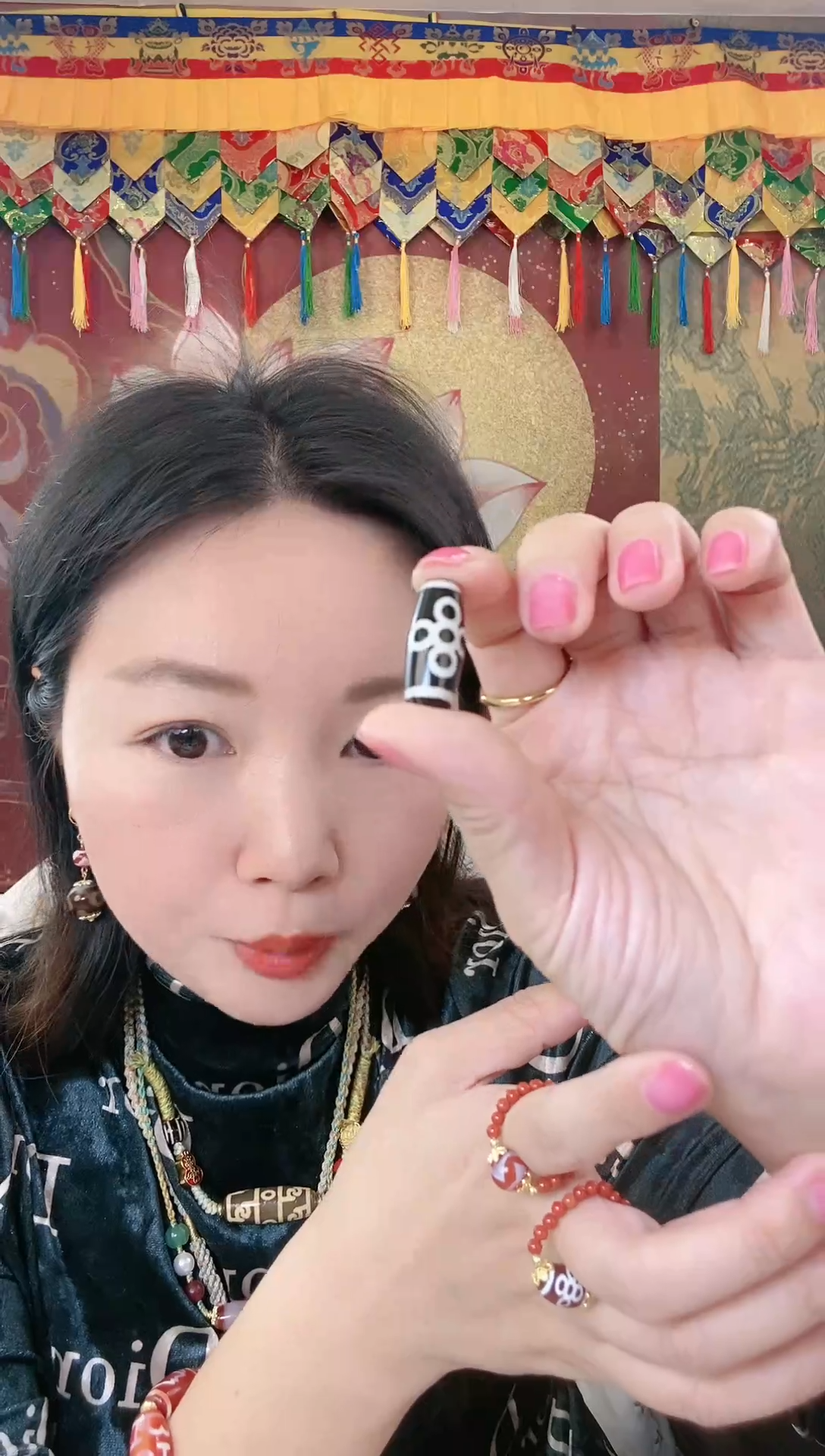 【闪购商品】玛瑙/玉髓吊坠未镶嵌五闪单珠