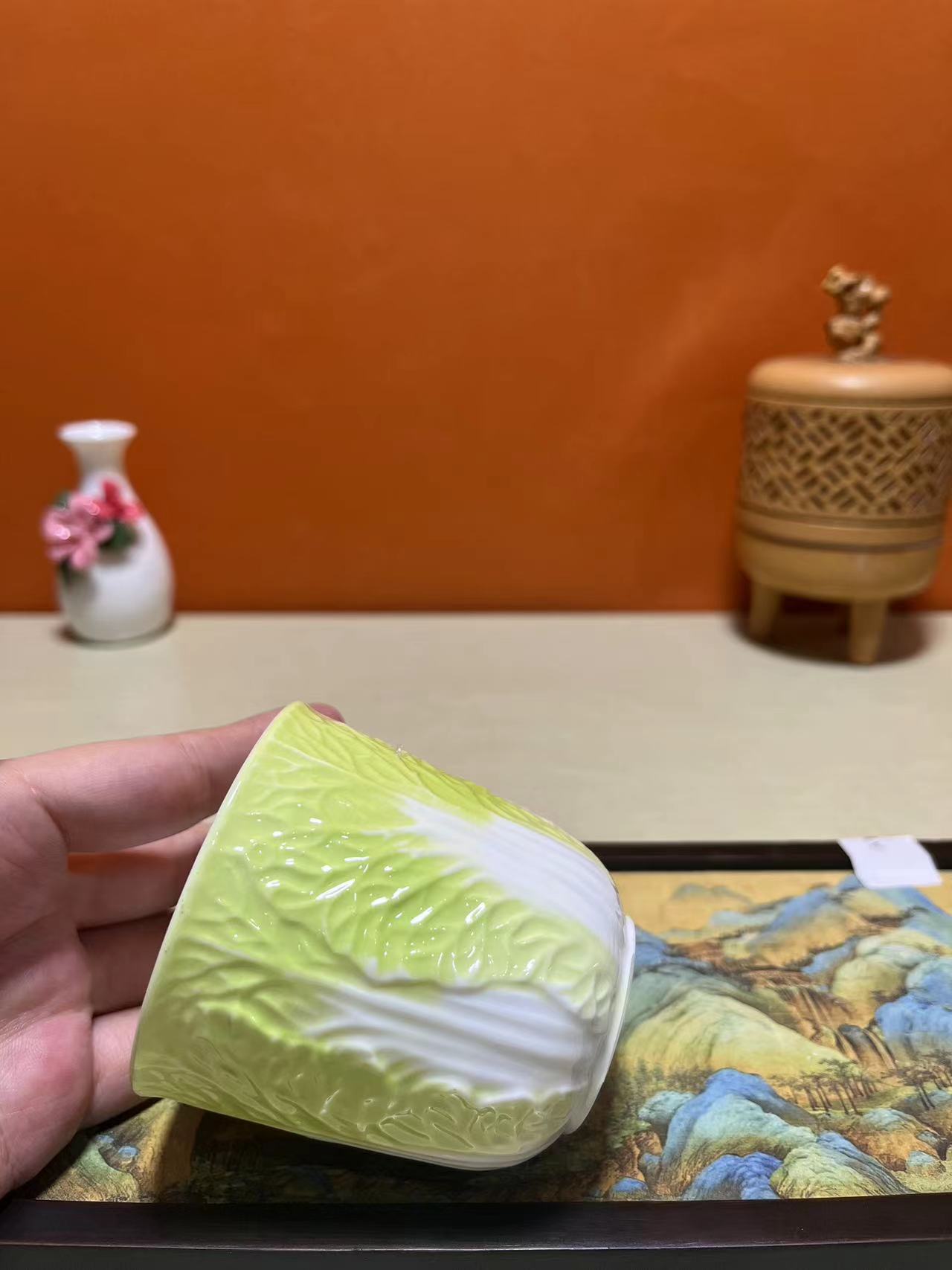 白菜高端小茶杯S02006
