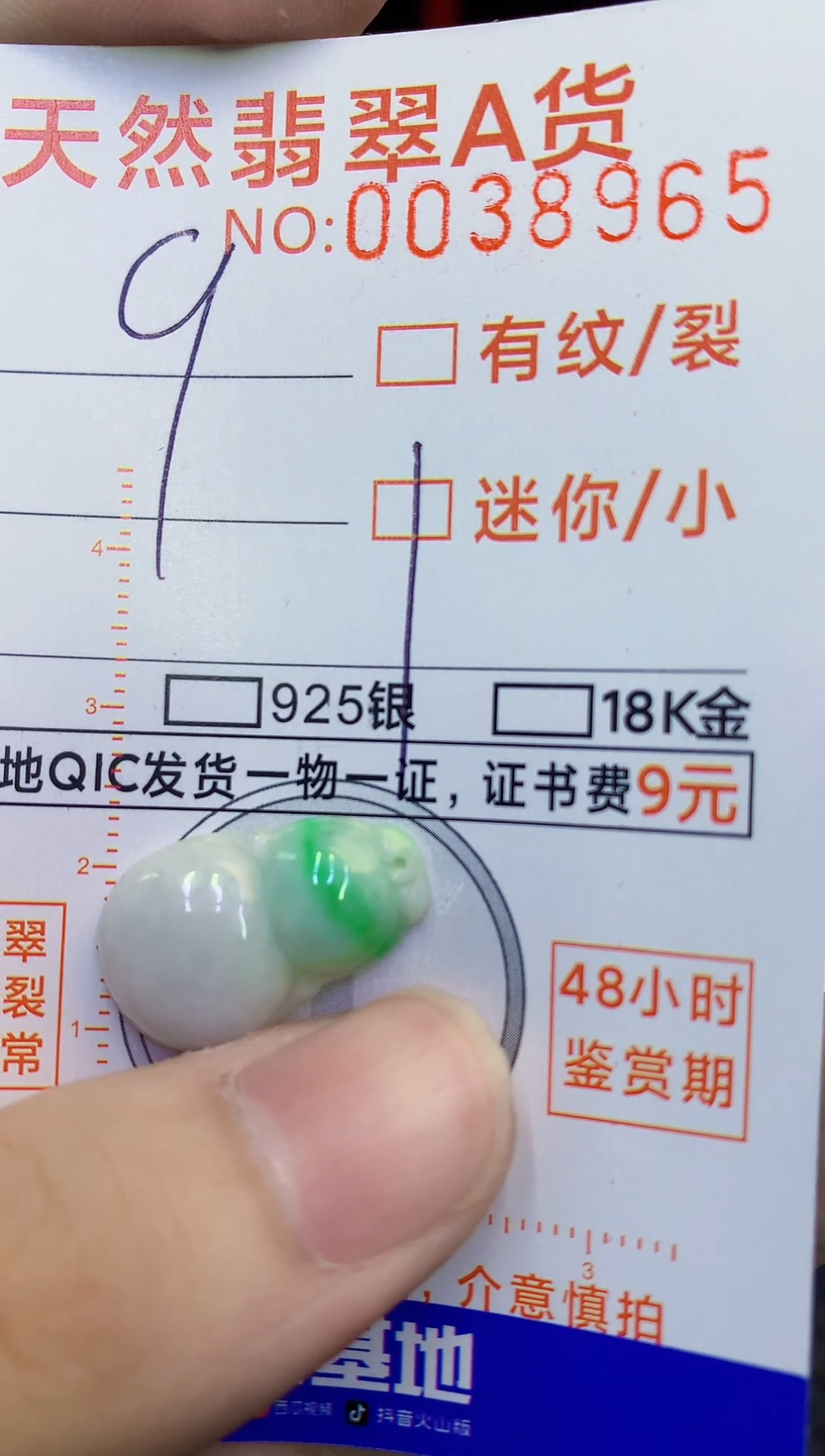 【闪购商品】翡翠颈饰未镶嵌1