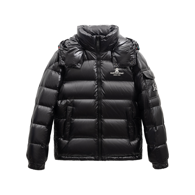 【DA双刀】秋冬季新款男款休闲加厚日系保暖漆面脱卸90羽绒服-91338