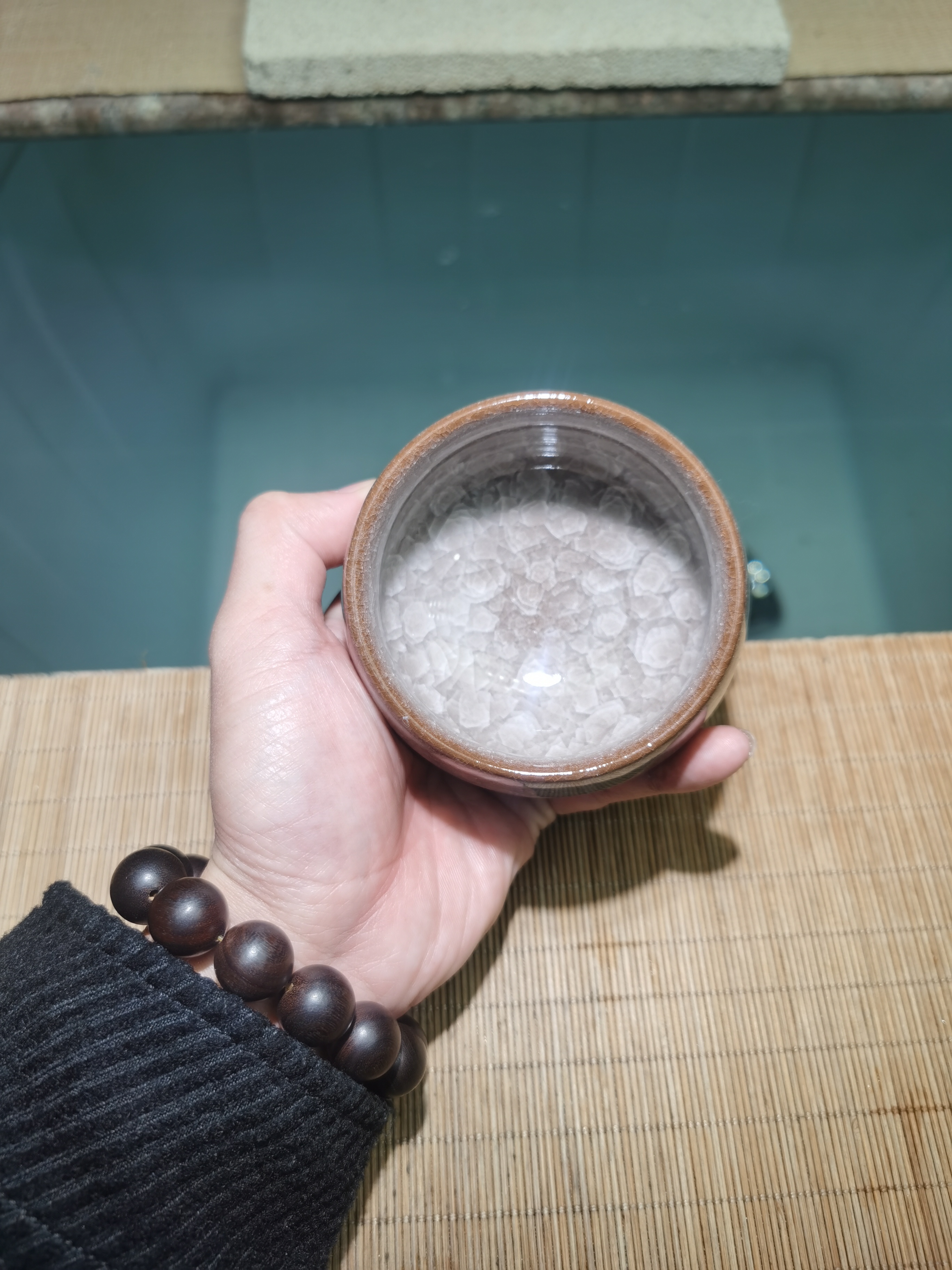 白冰裂《罗汉杯》高端茶器主人杯冰花杯冰裂纹陶瓷主人杯0