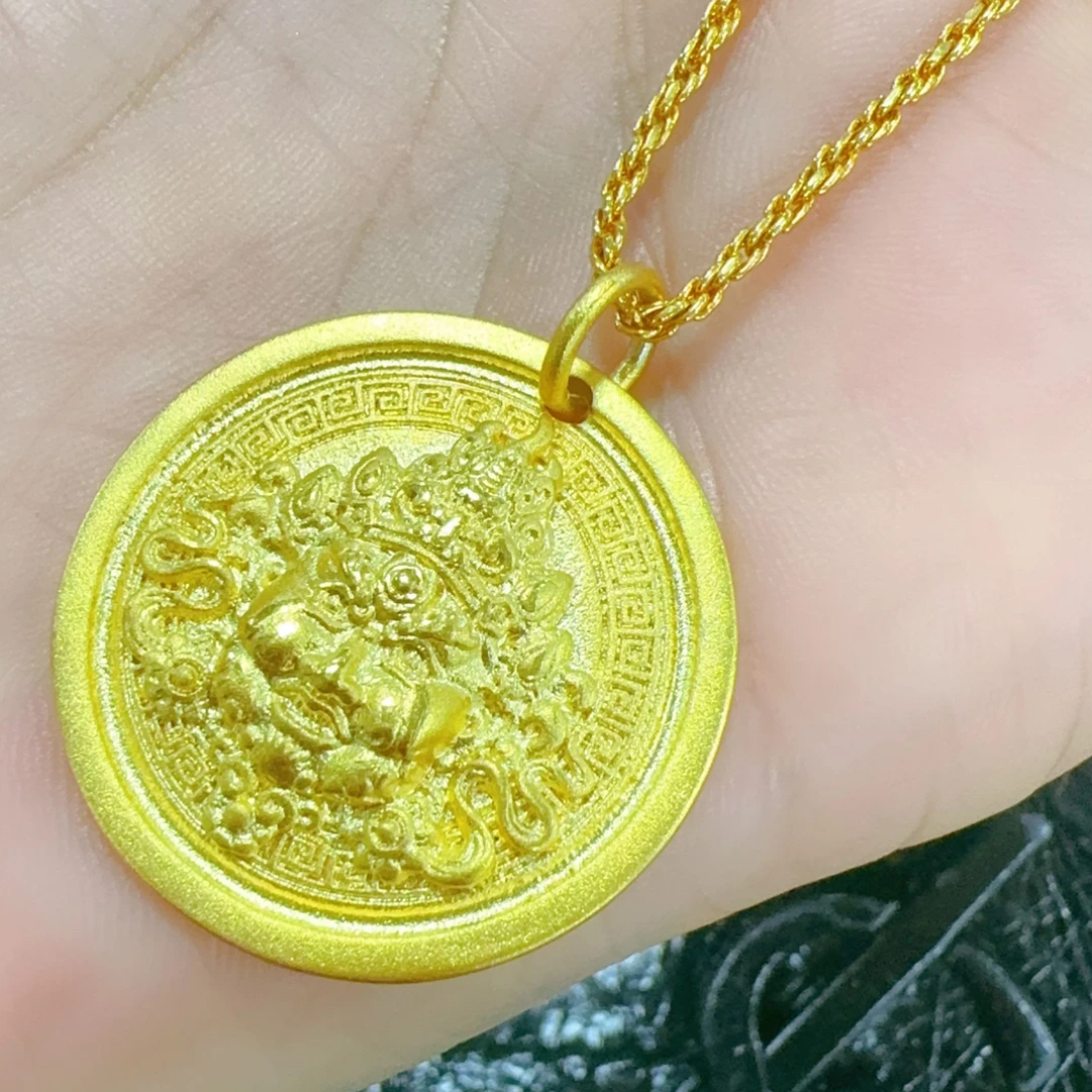 铜合金吊坠 福利黄财神吊坠（不带链）
