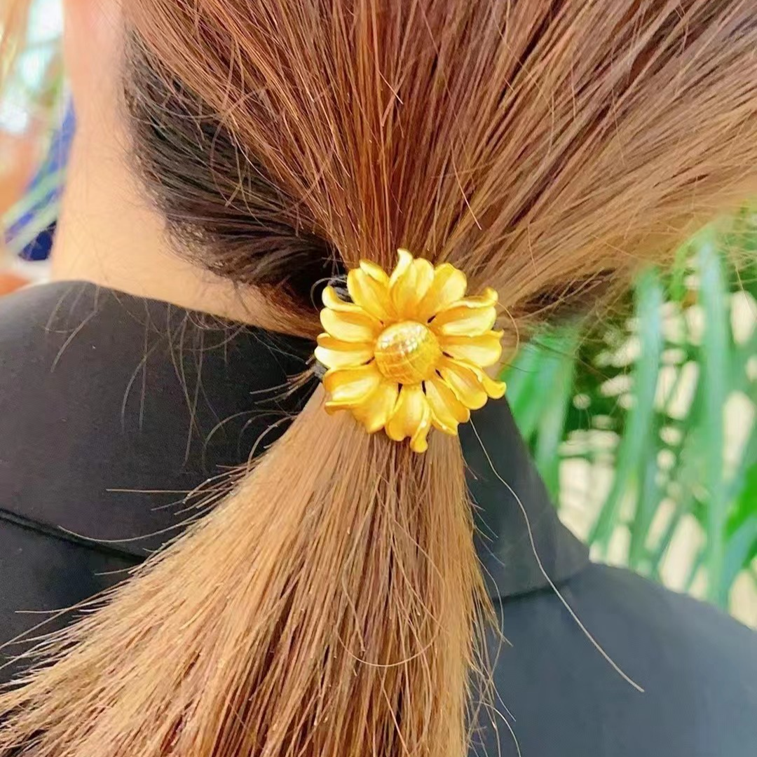 时尚 向阳花头绳