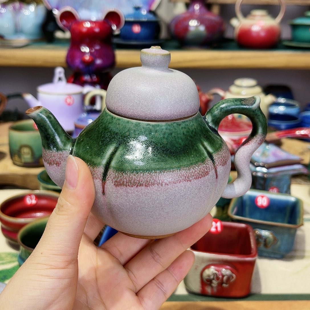 壶禹州钧瓷艺术作品