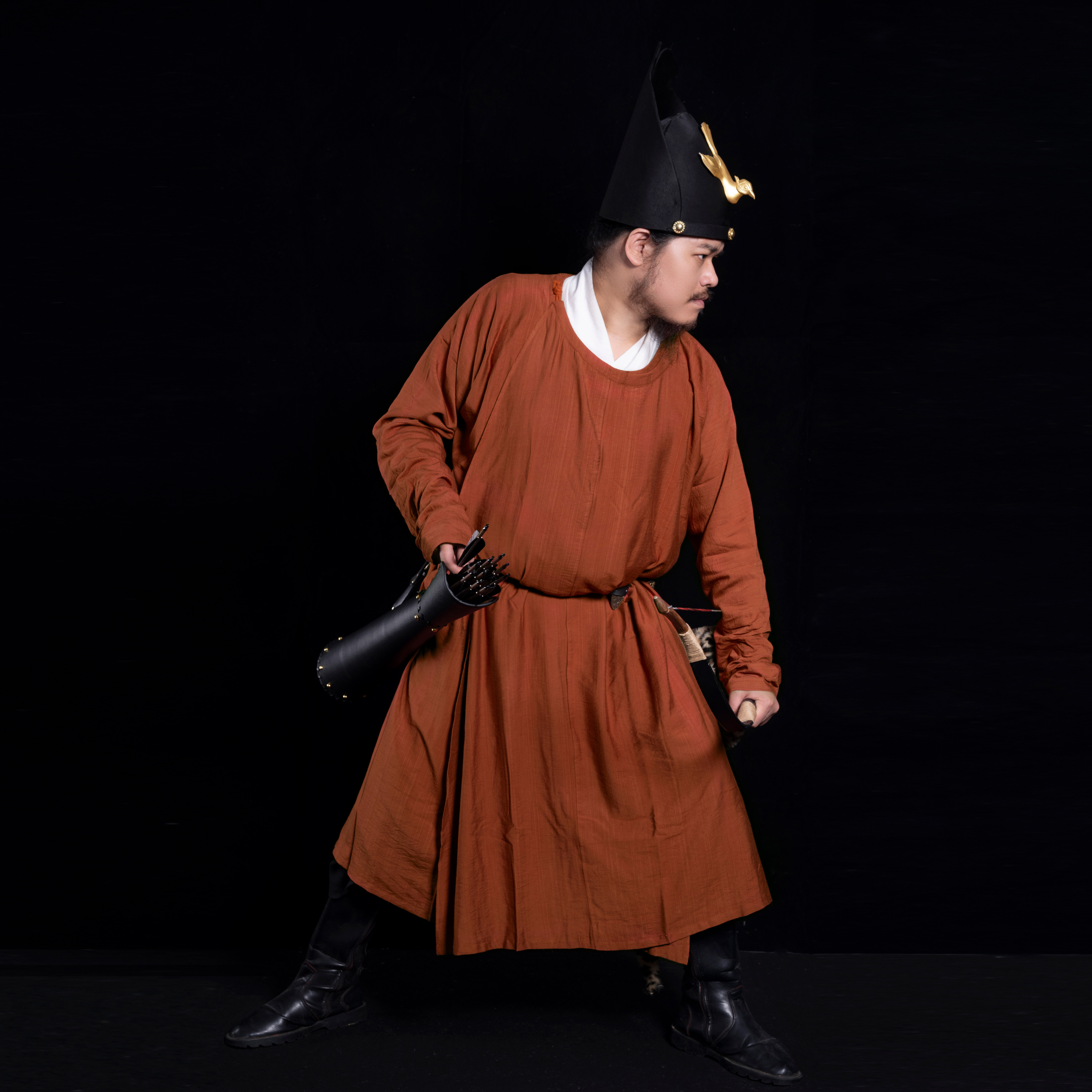 【折冲府】弓袋胡禄定制箭壶兵器挂钩剑挂中国甲胄配件