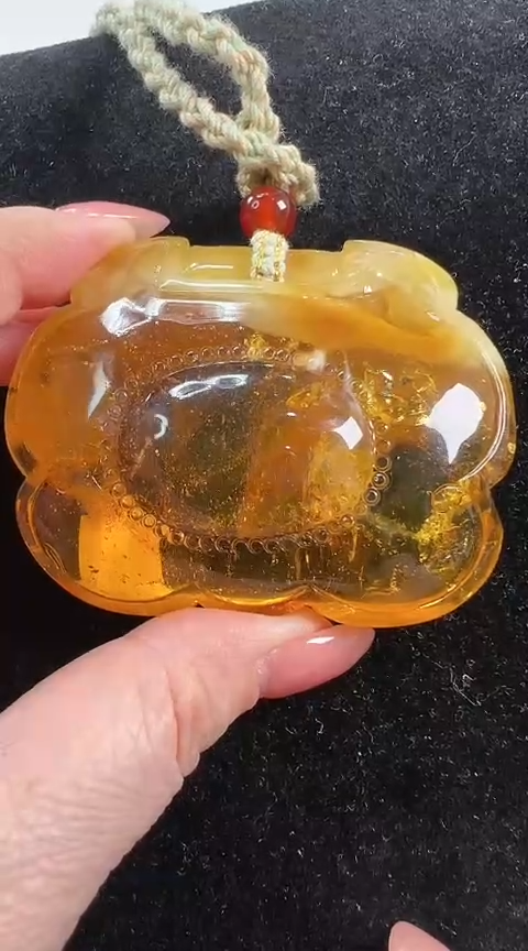 【闪购商品】琥珀颈饰未镶嵌吊坠