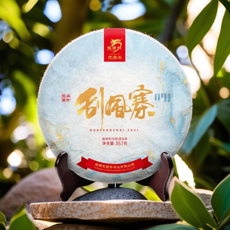 龙园号【2021年刮风寨】普洱生茶-357克