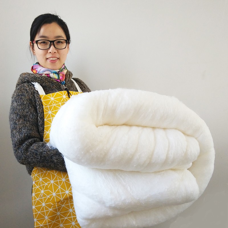 10年以上温情款 手工桑蚕丝柞蚕丝1:1比例搭配 保温更佳 保暖冬被