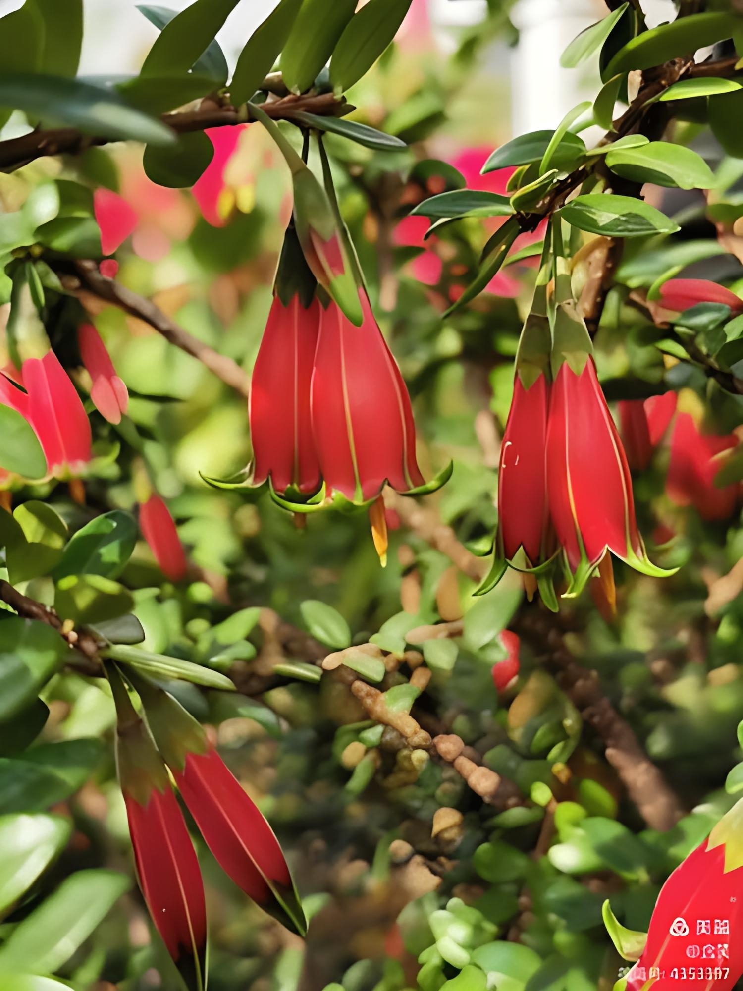 云南网红树萝卜盆景一年四局常绿红花紫果