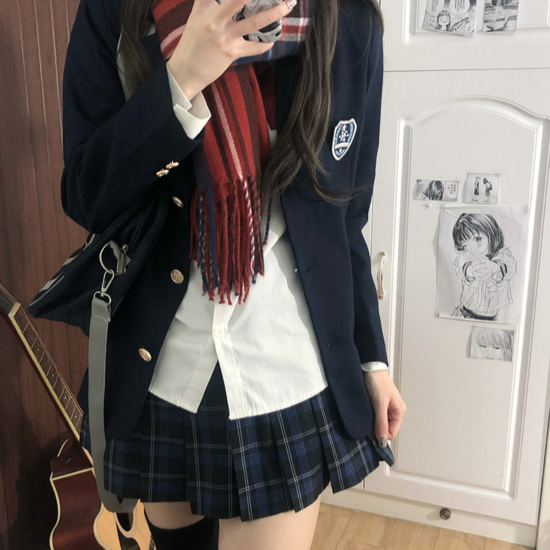 中牌制服馆 (雾岛川泽)JK格裙原创校供JK制服百褶裙TR百搭百褶裙
