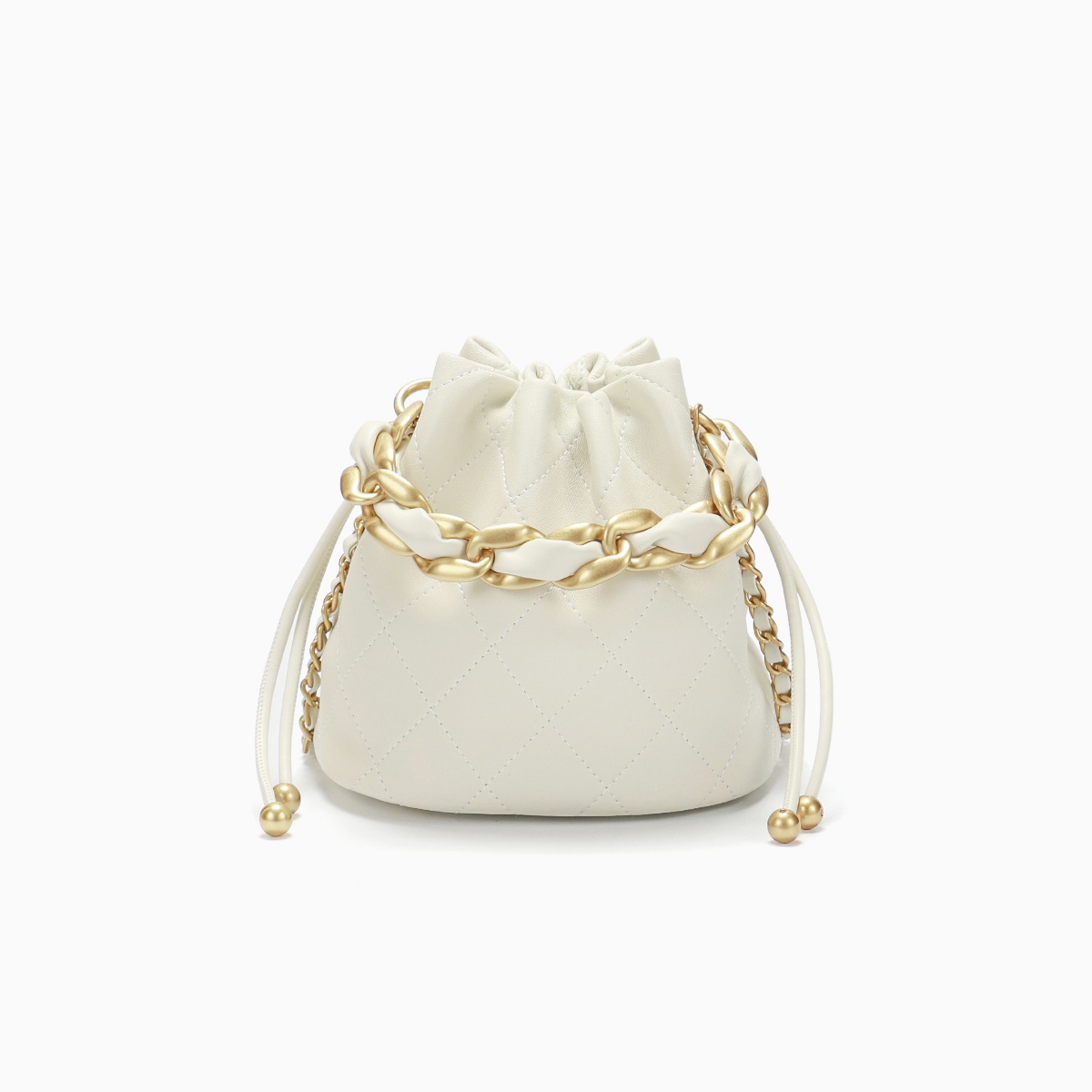 SADI萨迪小香风粗链条水桶包SDX20142