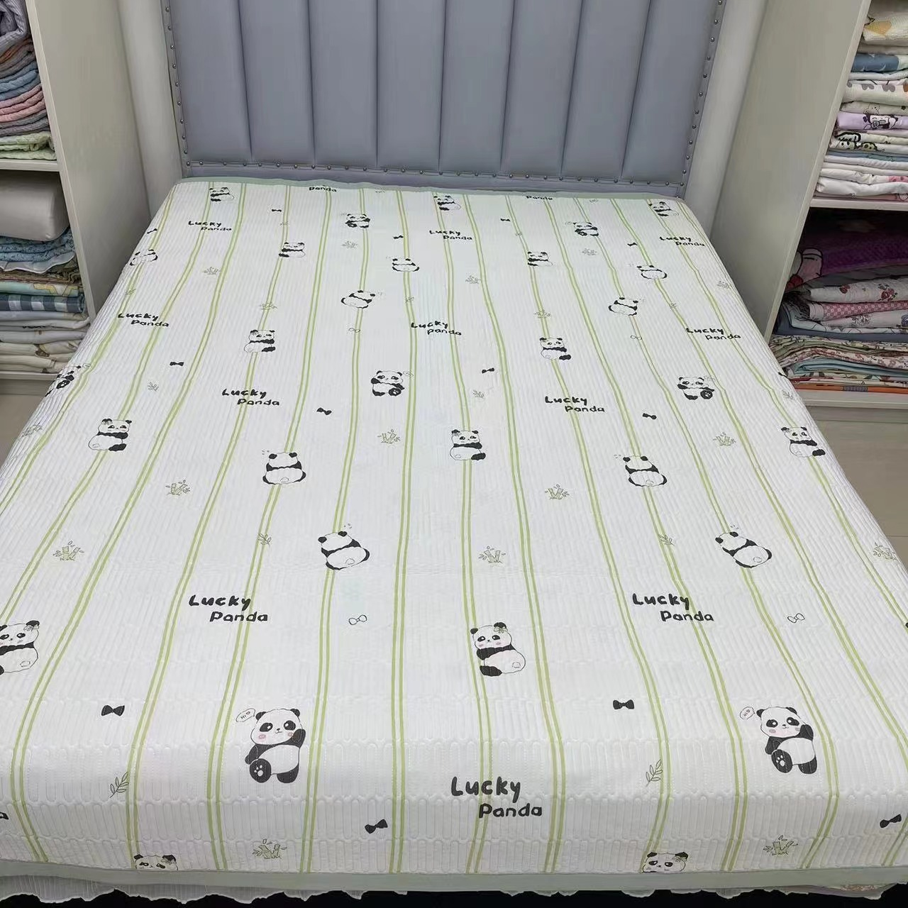 小冰柠凉席自带凉感舒服亲肤婴童用品浴巾一直播展示为准