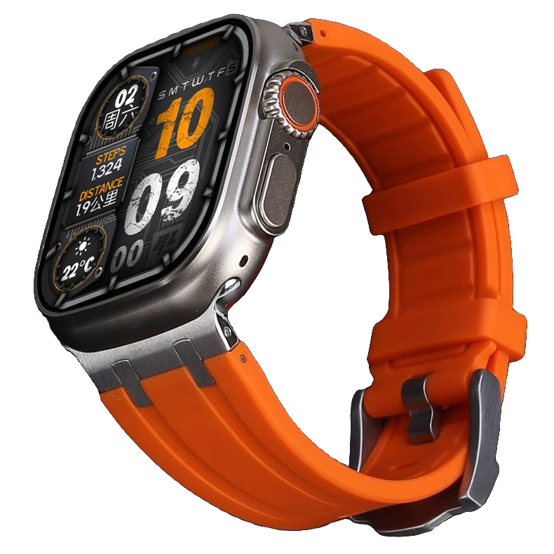 液态硅胶表带适用苹果applewatch9/8/7改装AP表带iwatchultra表带