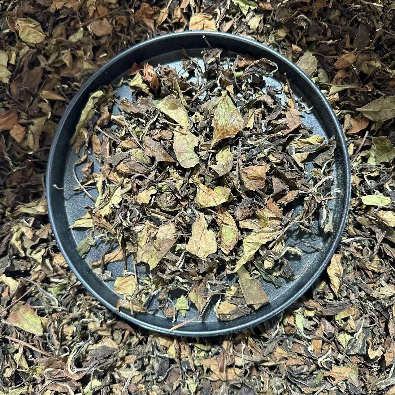 【药香蜜甜老白茶推荐】福鼎白茶2014年高山春寿眉碳焙老白茶