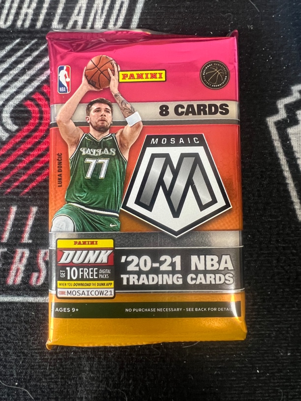 2020-21 panini mosaic mega 马赛克 球星卡 盲盒