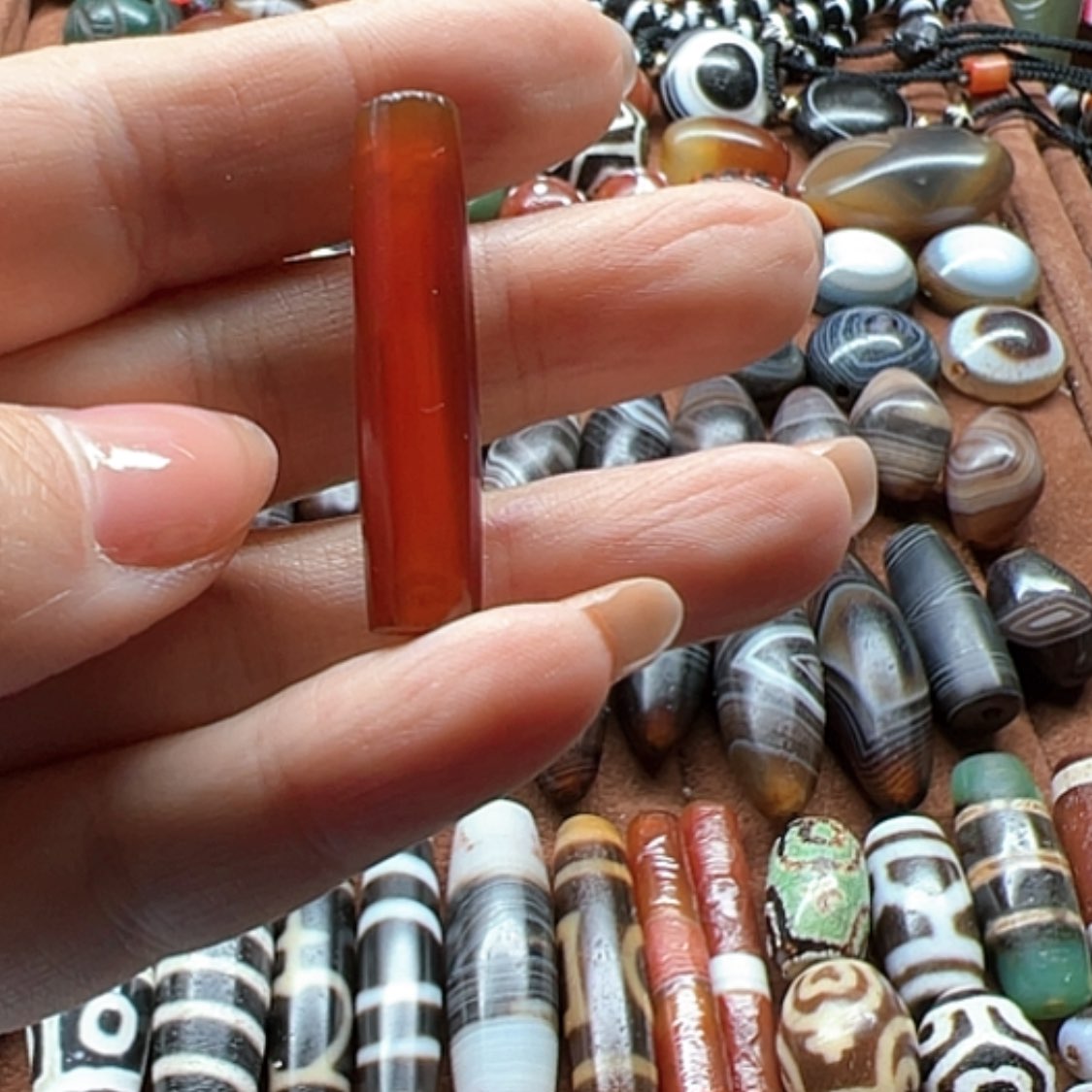 【闪购商品】玛瑙/玉髓颈饰未镶嵌今***人