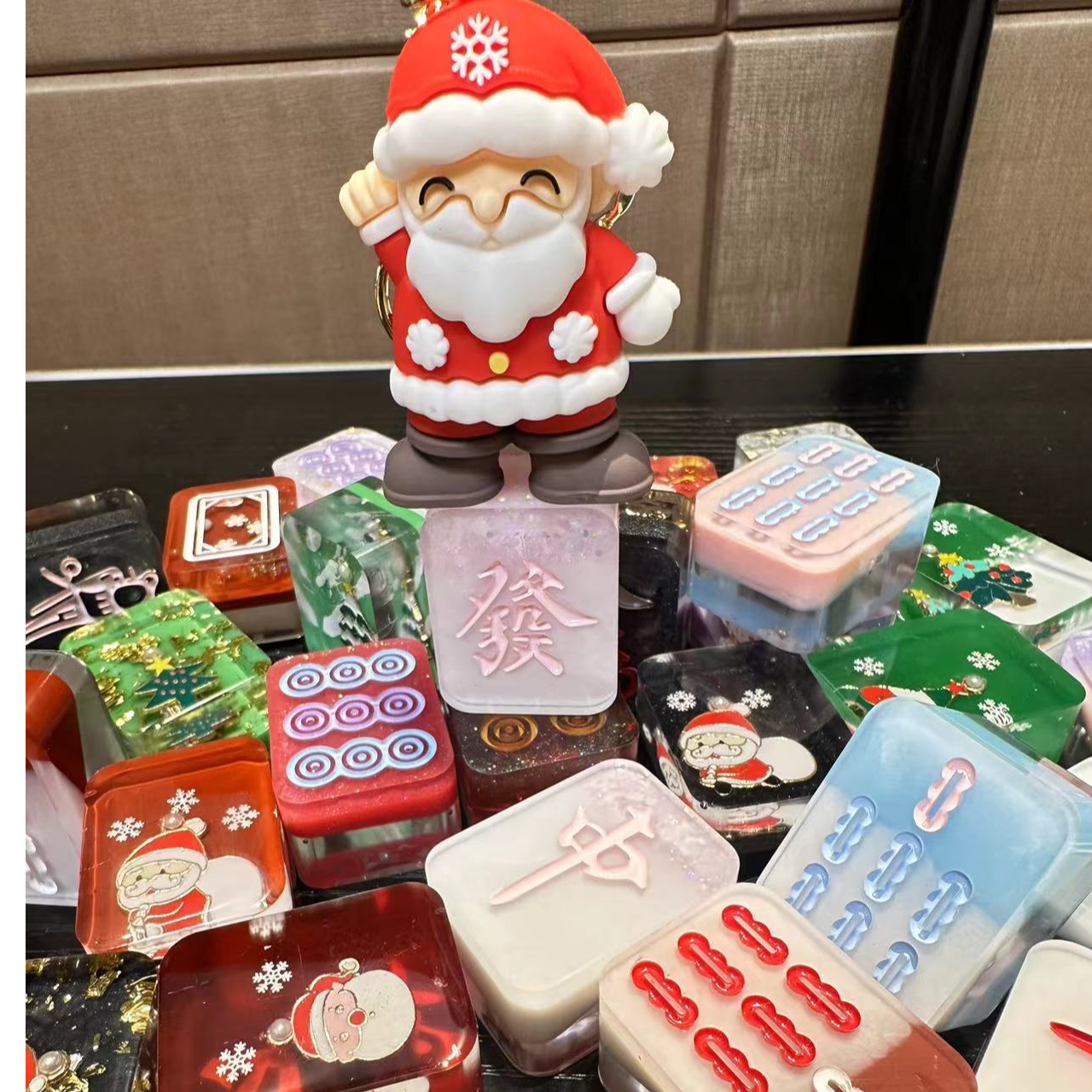 高端圣诞盲盒金属款盲盒（整套免费升级42号麻将）