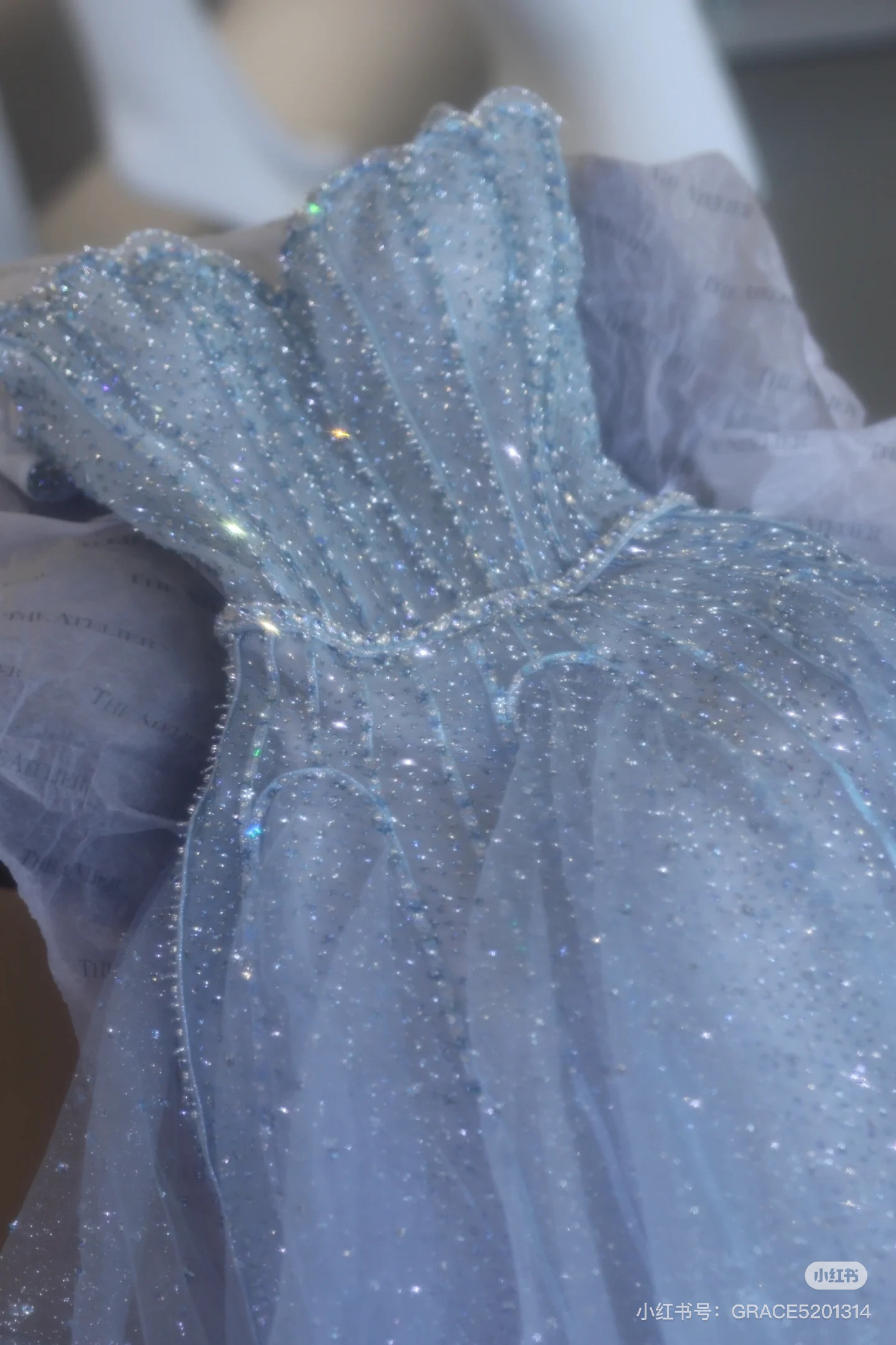 仙气质晚礼服女名媛年会艺考独唱演出轻纱裙宴会小礼服