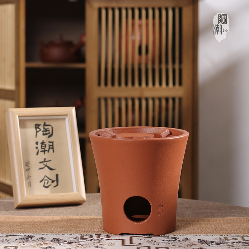【陶潮文创】潮州工夫茶红泥多用炭炉烧水炉耐用户外炉防爆炭炉结实