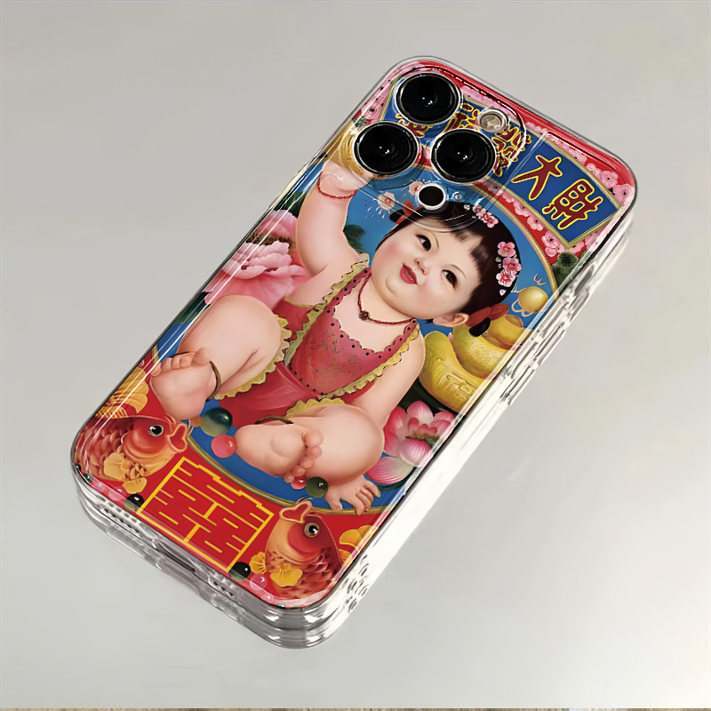玉女苹果15ProMax简约14透明13个性iPhone12防摔11全包7/8手机壳X