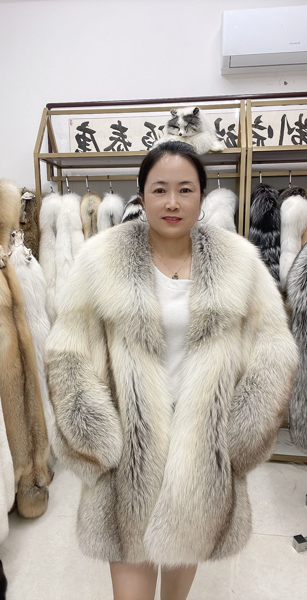 进口日晖狐SG级气质女款外套