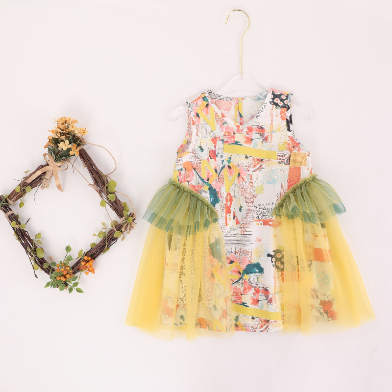 童装夏款时尚连衣裙 52220115