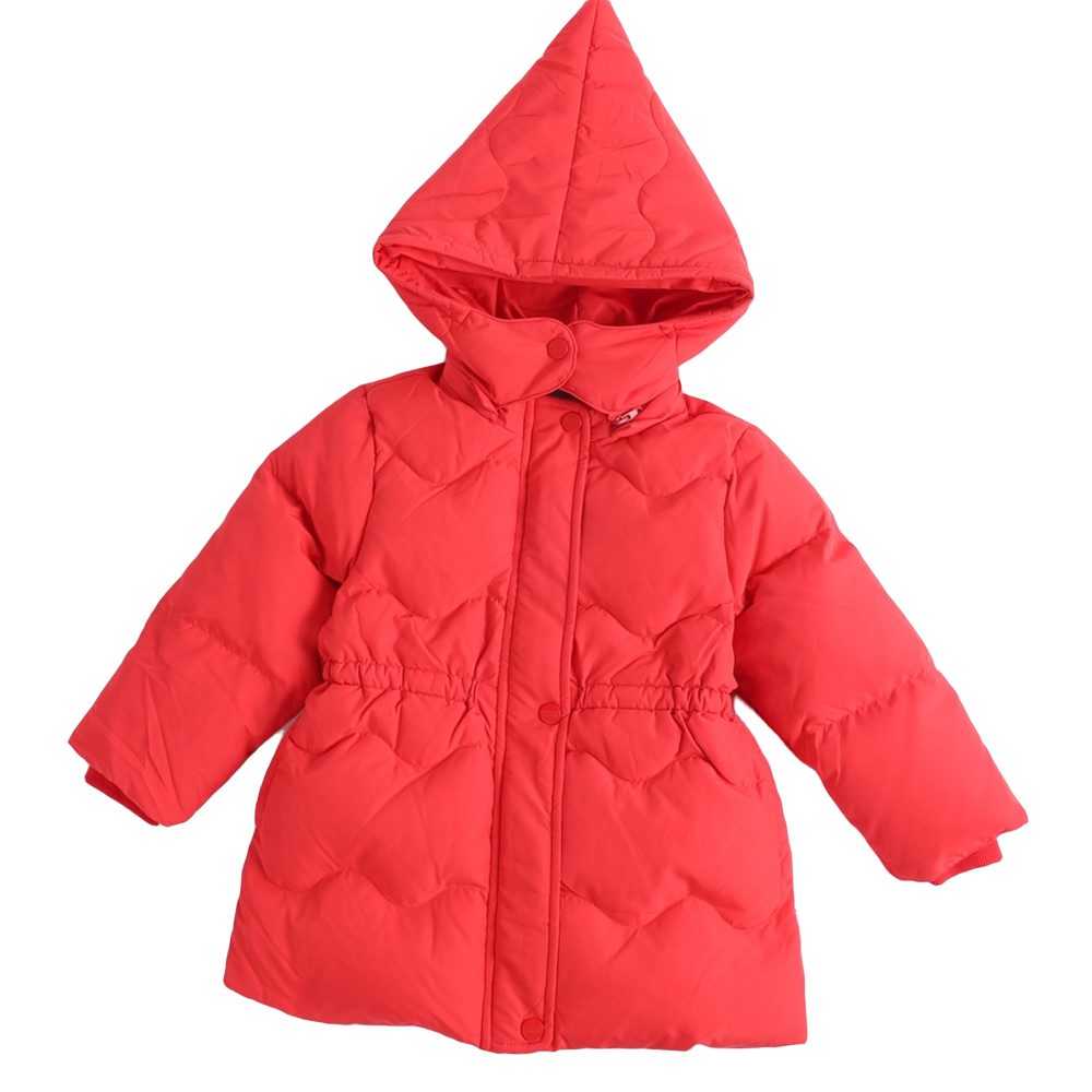 【Babe Buddie】女童冬季中长款连帽羽绒服8142725