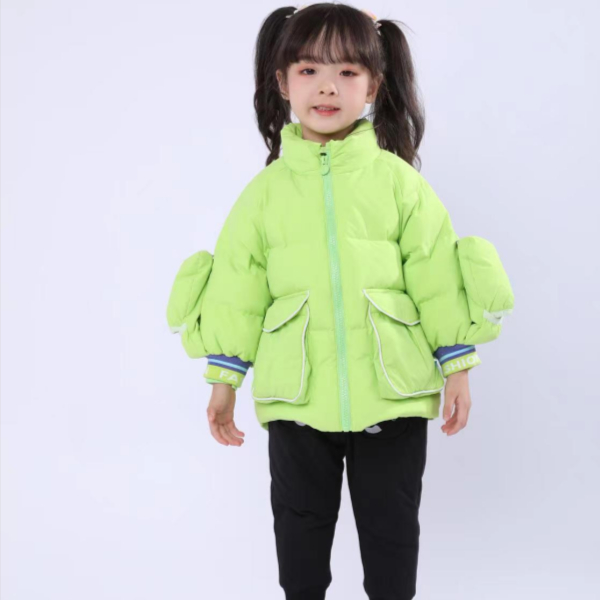 【Babe Buddie】女童时尚款长袖羽绒外套长袖羽绒外套8142728
