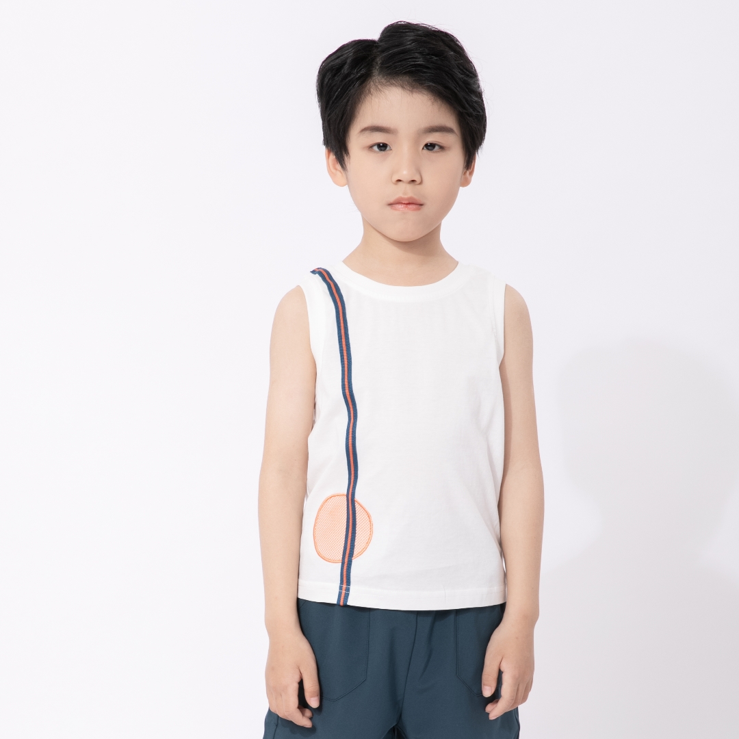 【2件20】男童时尚夏款针织背心3021450