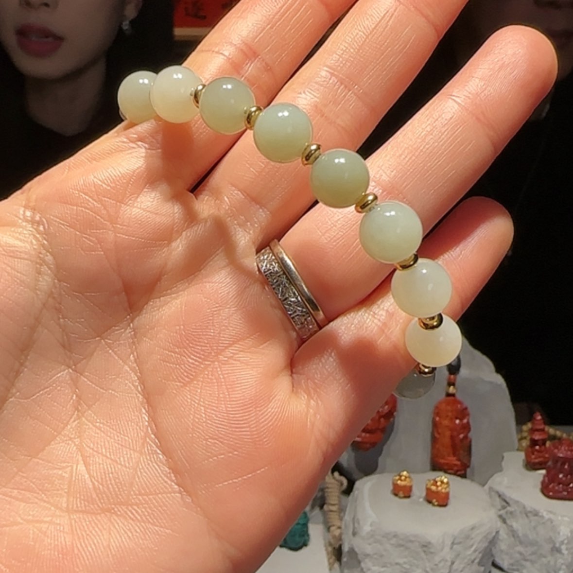 【闪购商品】南红玛瑙手链合金