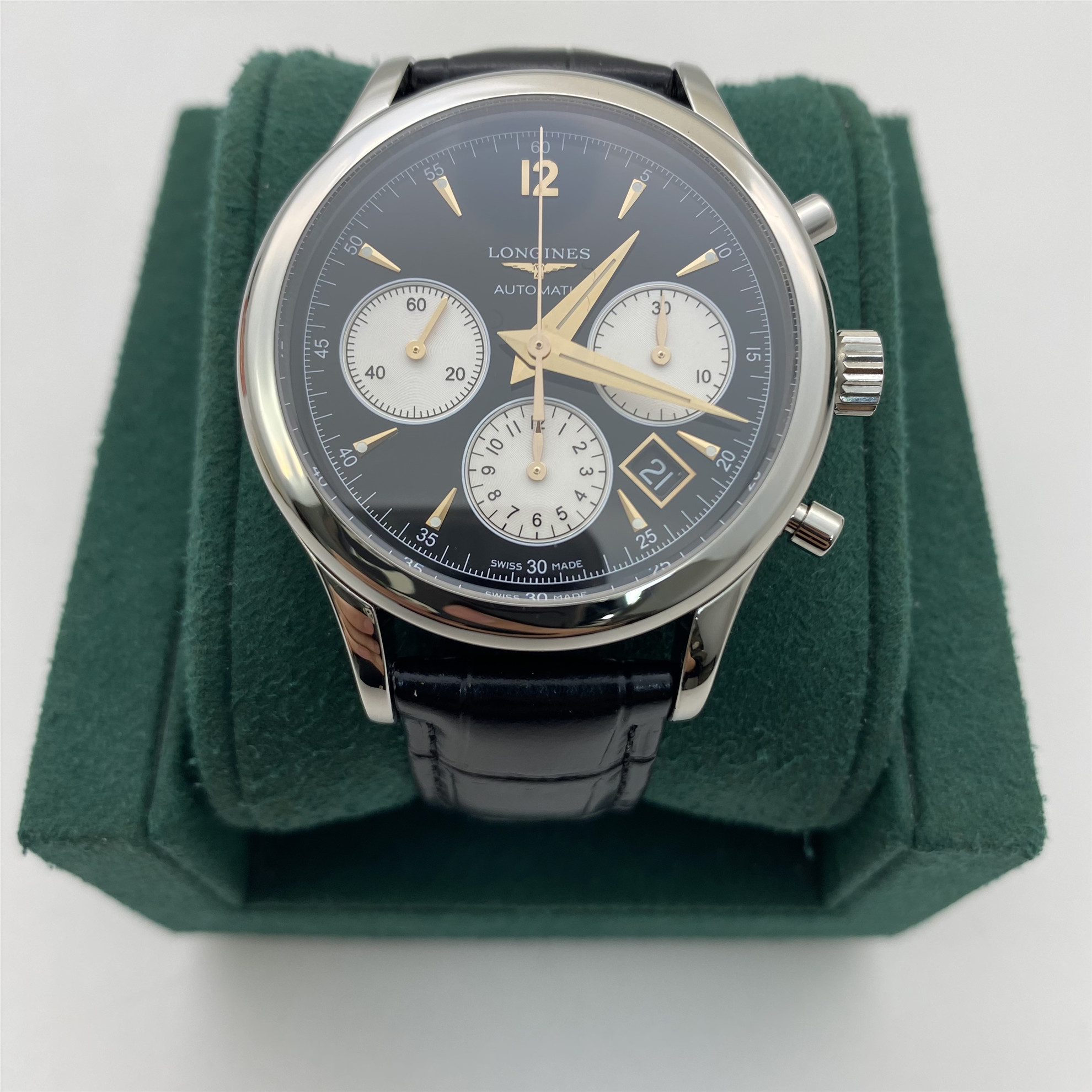 95新 Longines/浪琴 索伊米亚/A82007/自动机械/表径41/工价23900