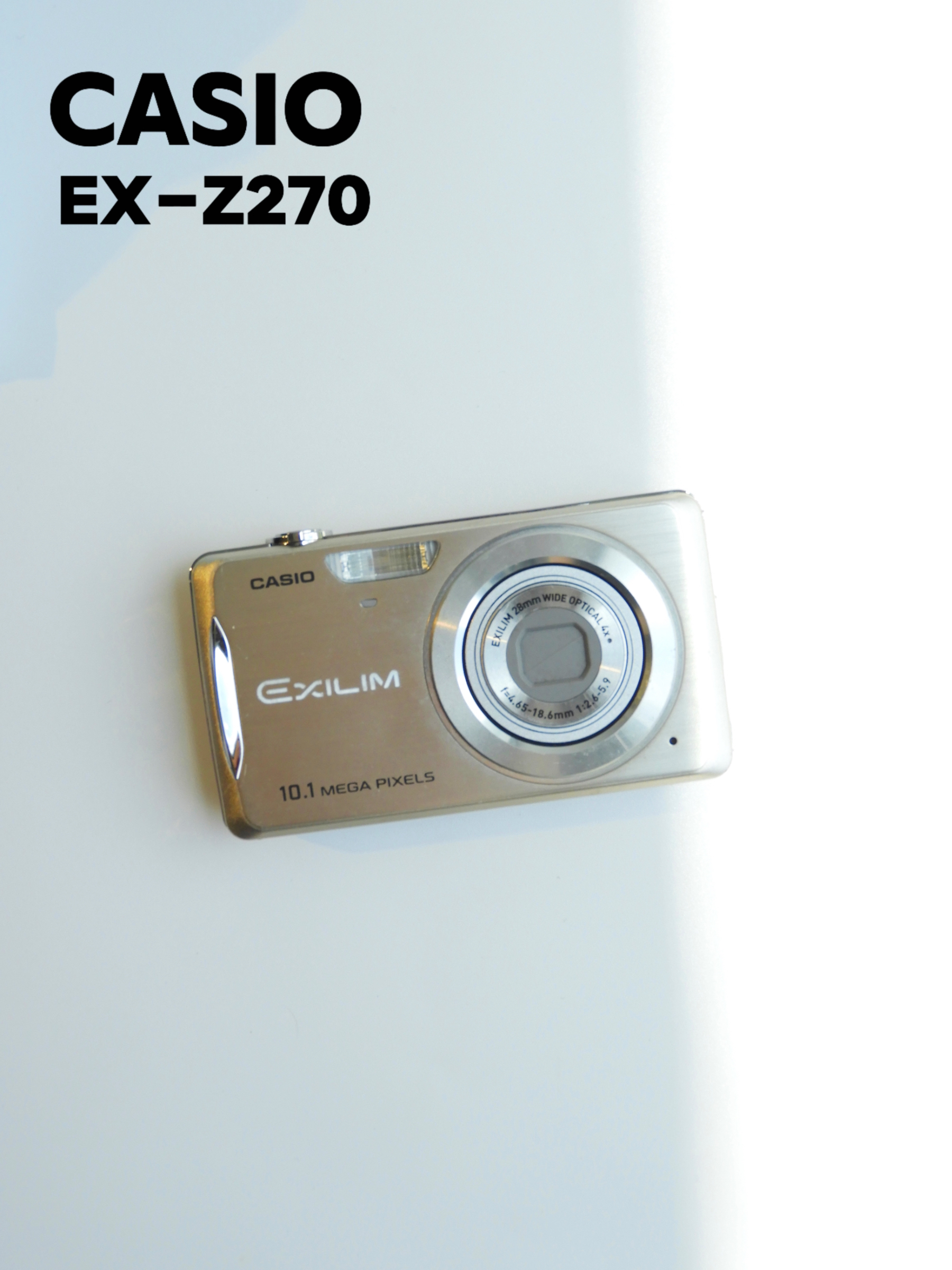 9新 Casio/卡西欧 z270数码相机复古ccd冷白皮二手产品售出no退换