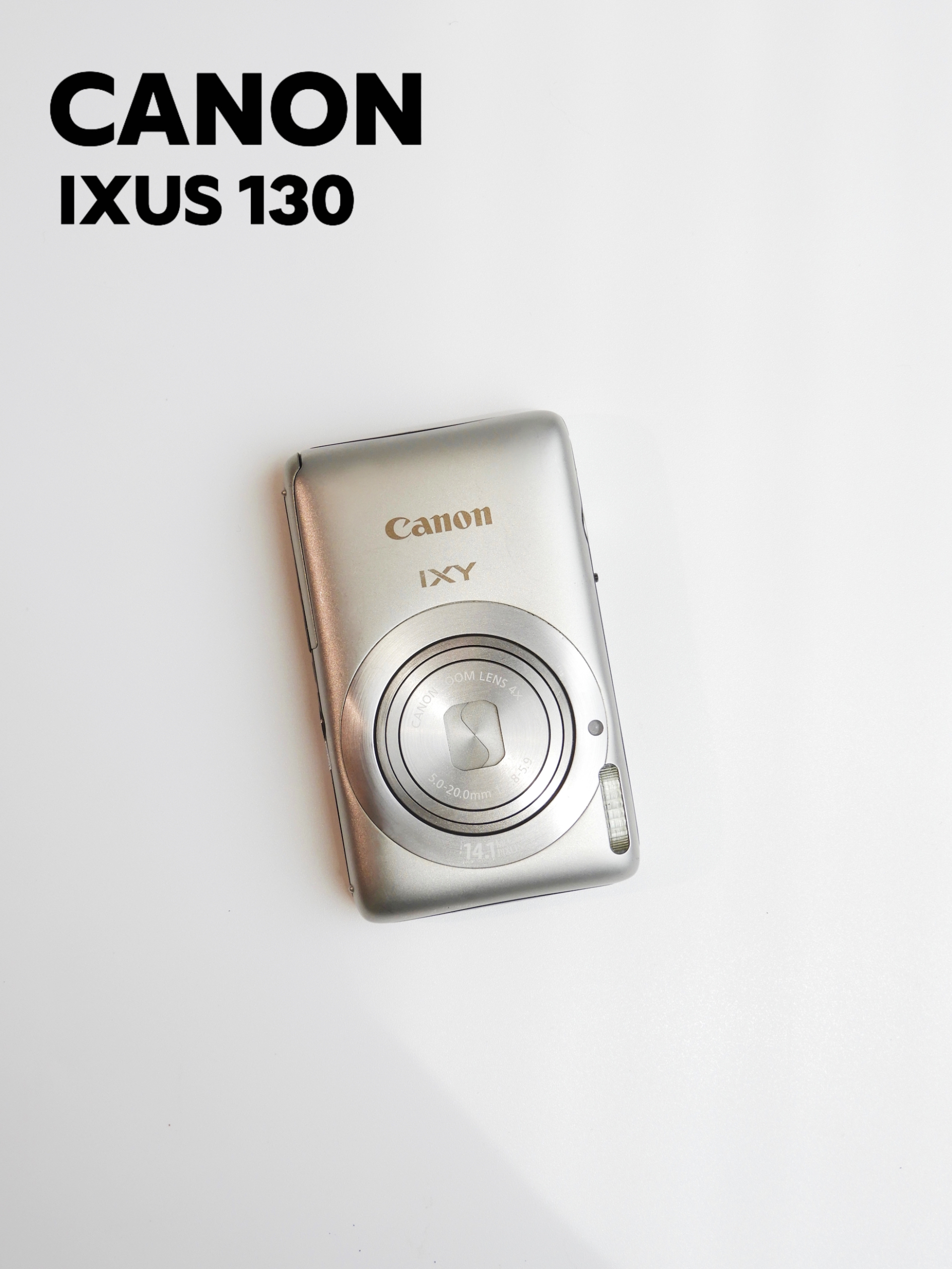 95新 Canon/佳能 IXUS130数码相机网红机皇ccd二手产品售出no退换