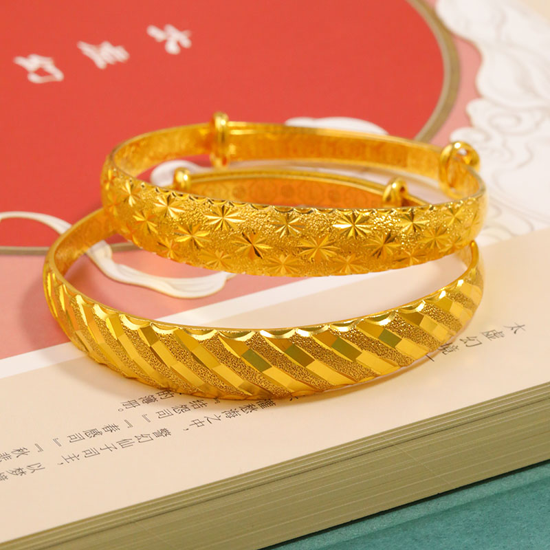 足银手镯 包银手镯流星雨满天星女士镯子时尚百搭送妈妈送女友